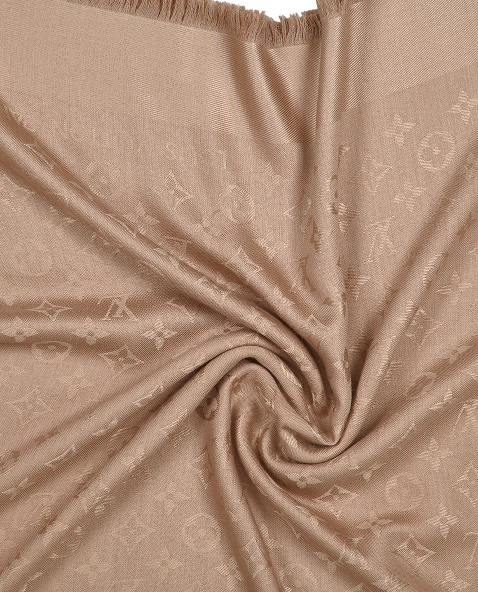 Louis Vuitton Shawl, &pound;320, Accessories, Brown, Silk/Wool, Other view