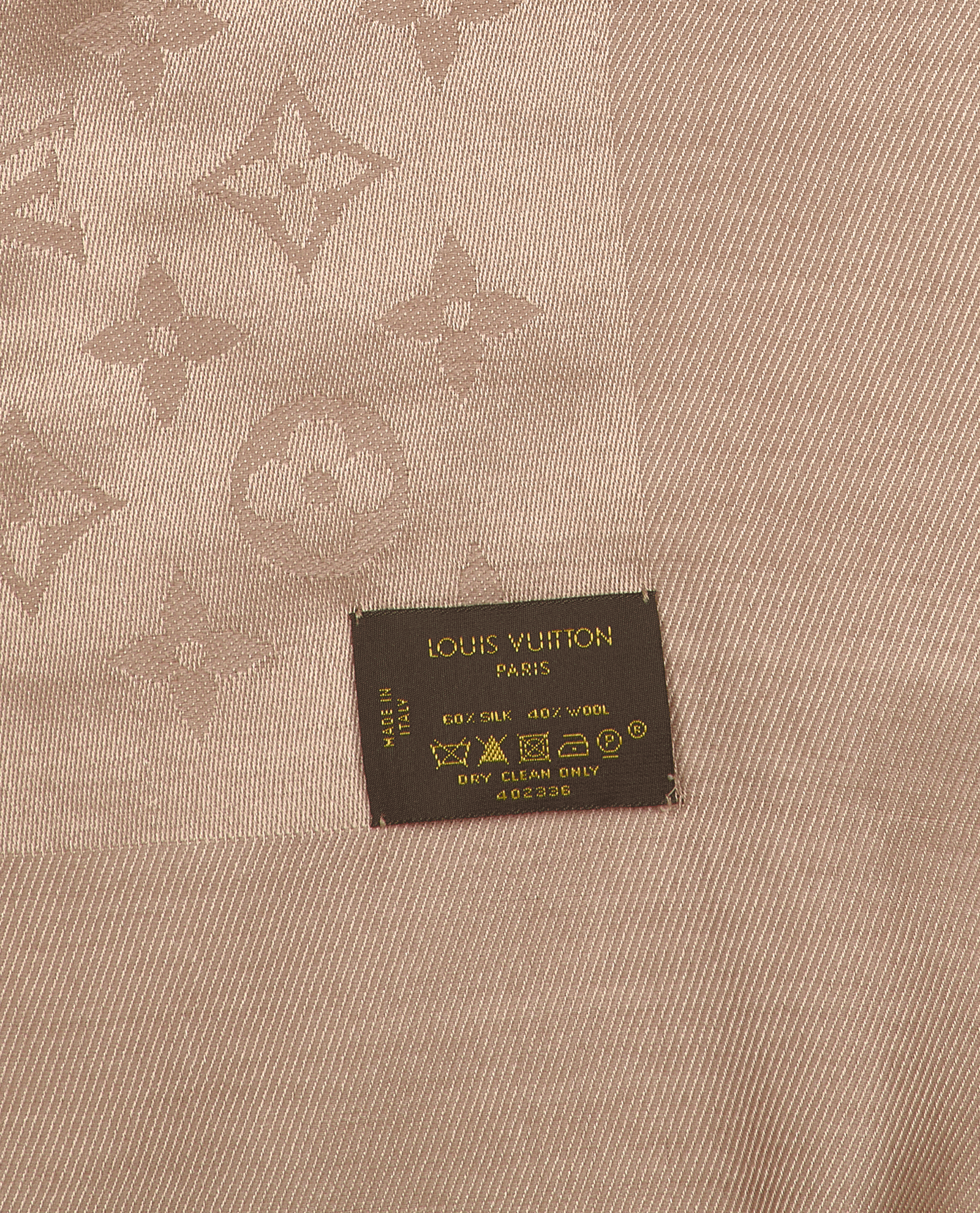 Louis Vuitton Shawl, &pound;320, Accessories, Brown, Silk/Wool, Other view