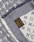 Louis Vuitton Monogram Shine Shawl  Scarf, &pound;250, Accessories, Blue/Silver, Silk/Wool, Other view