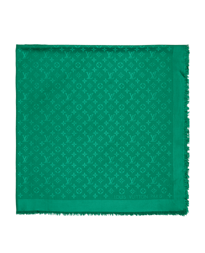 Louis Vuitton Monogram Classic Shawl, front view