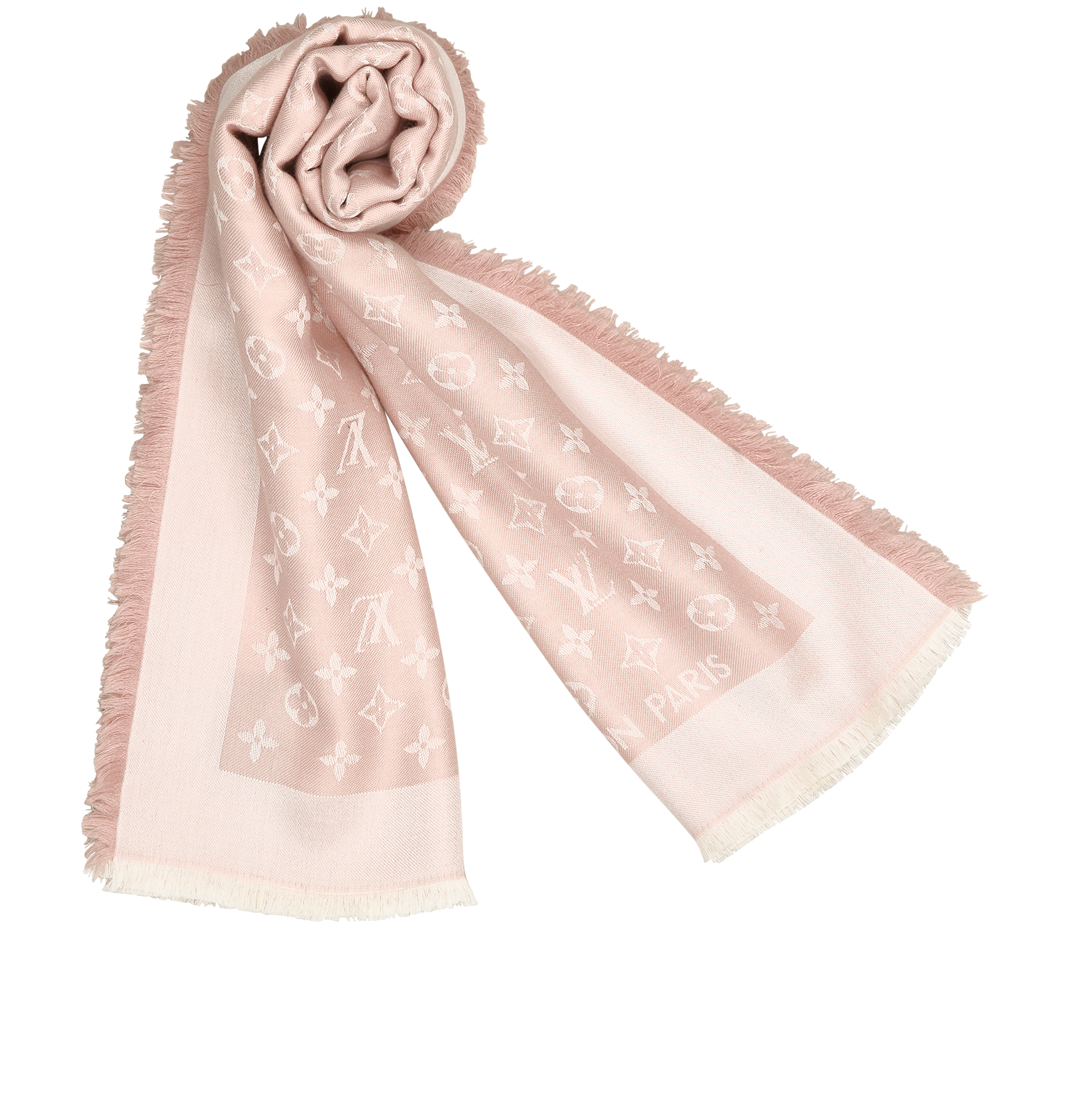 Louis Vuitton Monogram Shine Shawl, &pound;350, Accessories, Pink, Silk/Wool, Other view