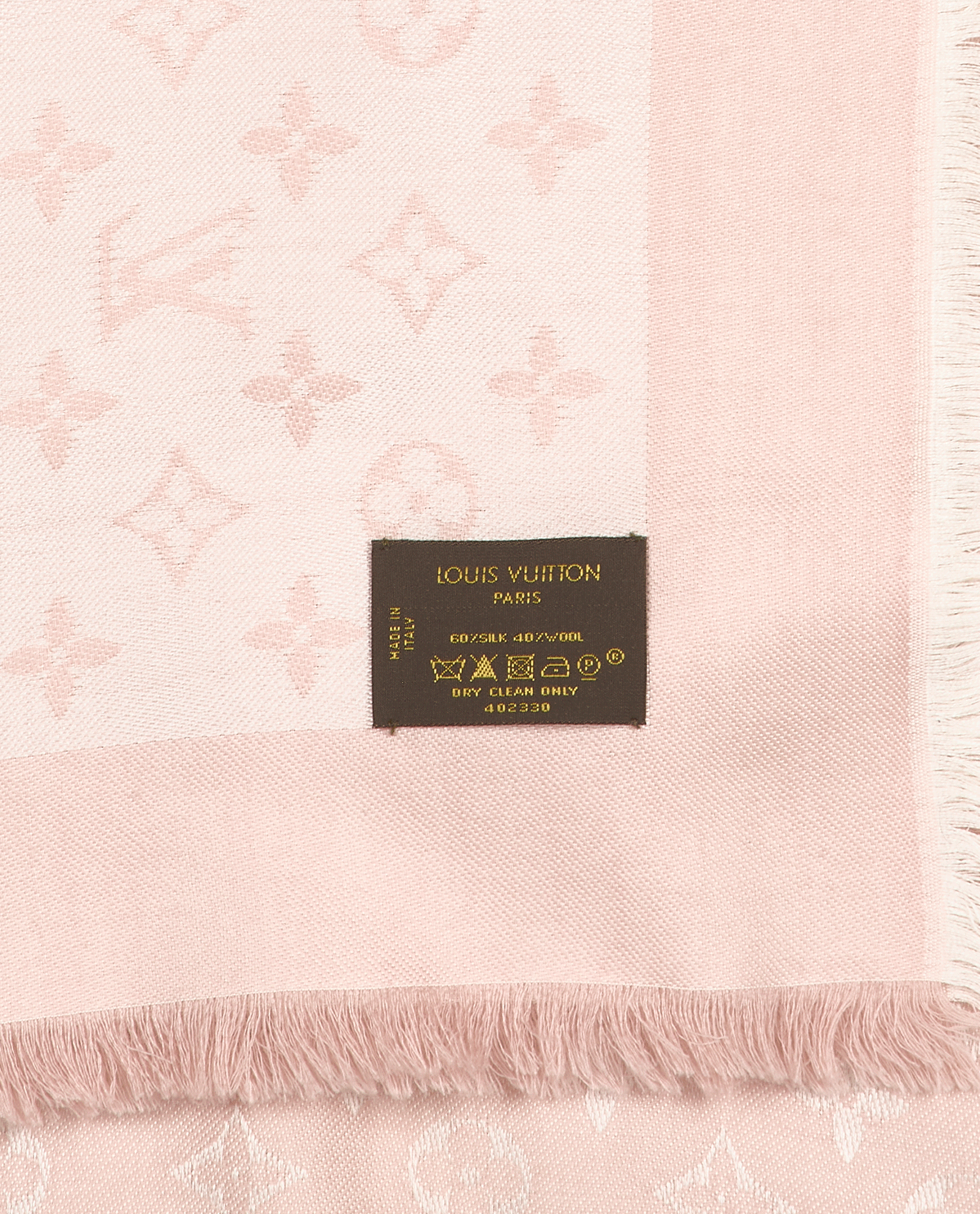 Louis Vuitton Monogram Shine Shawl, &pound;350, Accessories, Pink, Silk/Wool, Other view