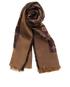 Louis Vuitton Monogram Shawl, &pound;375, Accessories, Brown/Gold, Silk, Other view