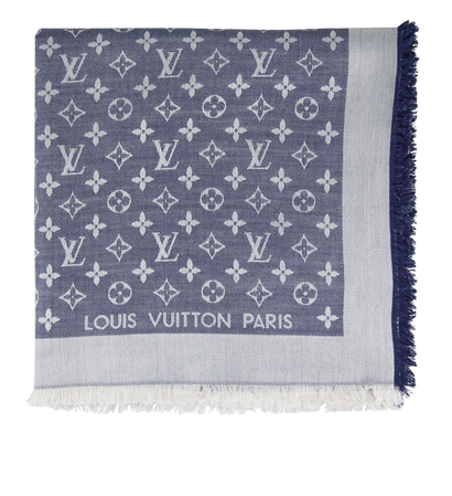 Louis Vuitton Denim Shawl, front view
