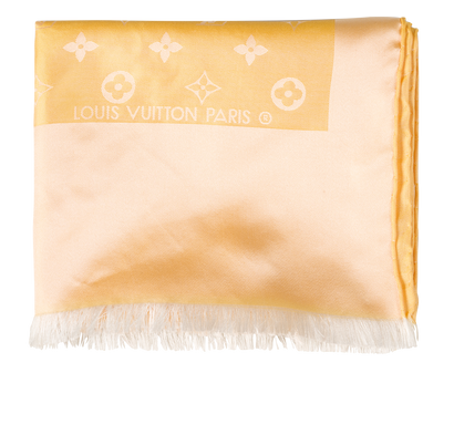 Louis Vuitton Scarf, &pound;195, Accessories, Yellow, Silk, Front view