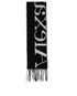 Alexander McQueen Giant Logo Scarf, &pound;170, Front view