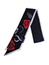 Alexander McQueen Snake and Roses Scarf, other view