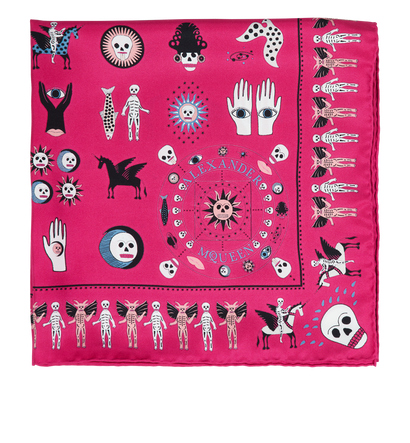 Alexander McQueen Dancing With The Devil Scarf, front view