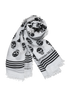Alexander McQueen Biker Skull Scarf, other view