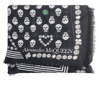 Alexander McQueen Skull Scarf, front view