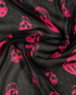 Alexander McQueen Skull Print Scarf, &pound;90, Accessories, Black/Pink, Cashmere/Modal, Other view