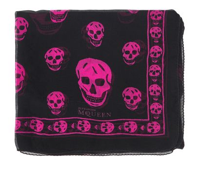 Alexander McQueen Skull Scarf, front view