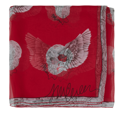 Alexander McQueen Skull Scarf, front view