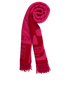 Alexander McQueen Skull Scarf, £195, Accessories, Pink/Red, Wool, Other view