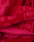 Alexander McQueen Skull Scarf, £195, Accessories, Pink/Red, Wool, Other view