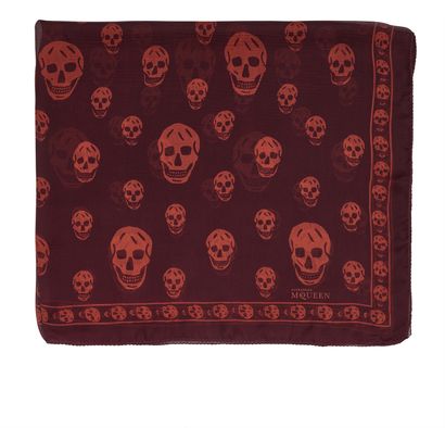 Alexander McQueen Skull Scarf, front view