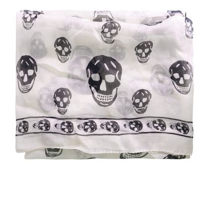 Alexander McQueen Skull Scarf, front view