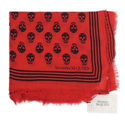 ALEXANDER MCQUEEN スラッシュスカルフリントスカフ 【関税込】 Alexander McQueen アレキサンダー・マックイーン スカル