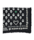 Alexander McQueen Skulls Jewels Scarf, front view