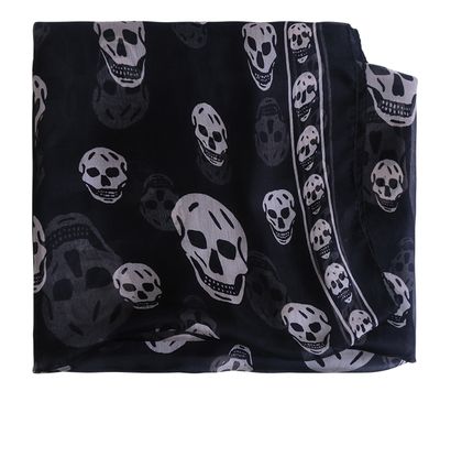 Alexander McQueen Skull Scarf, front view