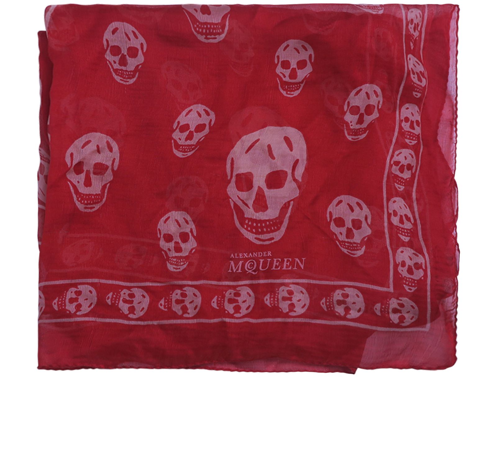 小物 Alexander McQueen Red Skull Scarf McQueen Skull Scarf, Scarves - Designer Exchange | Buy Sell Exchange