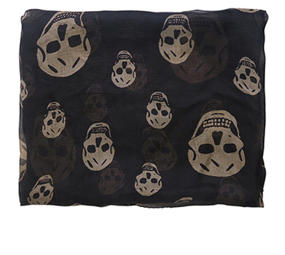 Alexander McQueen Skull Scarf, front view