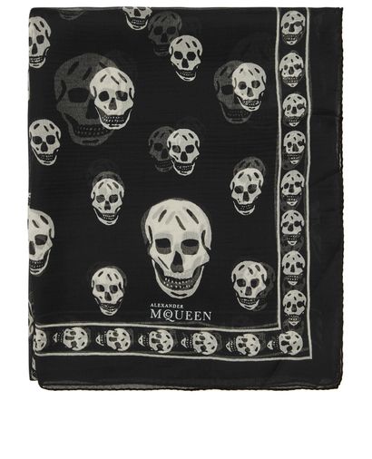 Alexanders McQueen Skull Scarf, front view