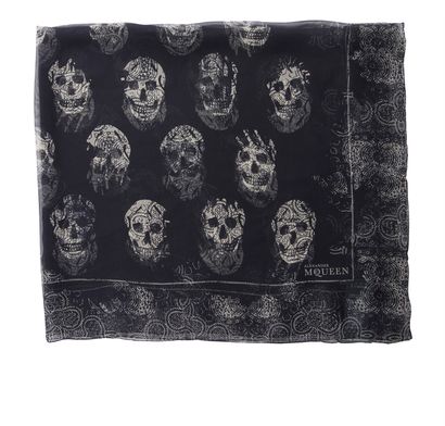 Alexander McQueen Skull Scarf, front view