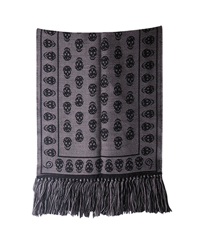 Alexander McQueen Upside Down Skull Scarf, front view