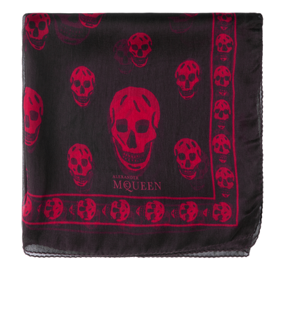 Alexander McQueen Skull Print Scarf, front view
