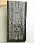 Morphing Python Skull Scarf, front view