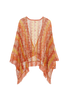 Missoni Zig Zag Cover-Up Shawl, &pound;220, Accessories, Orange/Pink/Yellow, Viscose, Back view