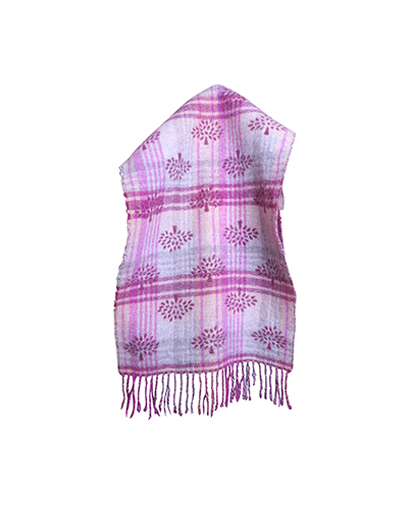 Mulberry Jacquard Logo Scarf, front view