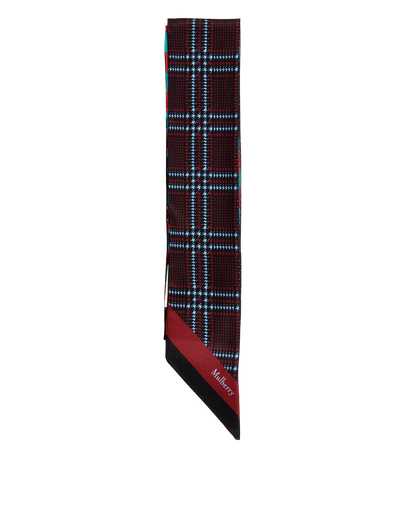 Mulberry Print Bag Scarf, front view