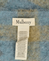 Mulberry Check Fringed Scarf, other view