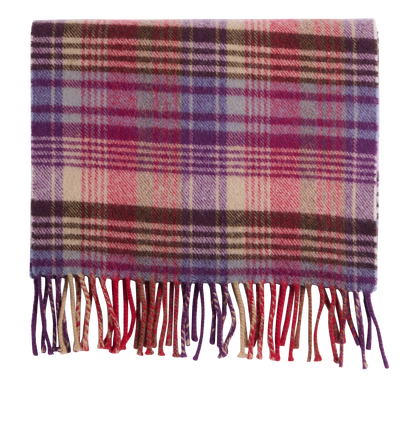 Mulberry Plaid Scarf, front view