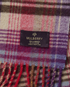 Mulberry Plaid Scarf, other view