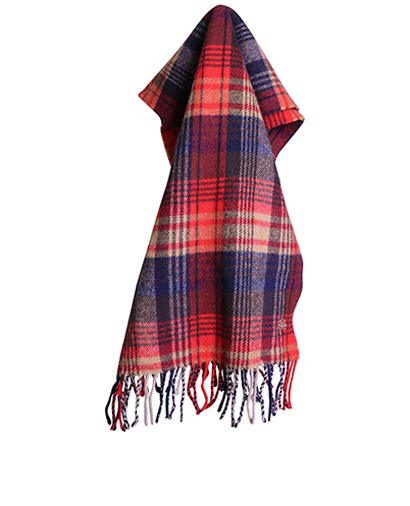 Mulberry Check Scarf, &pound;50, Accessories, Red, Cashmere, Front view