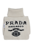 Prada Intarsia Knit Logo Neck Warmer, front view