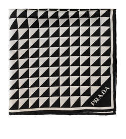 Pre-loved Prada Triangle Logo Scarf - £110