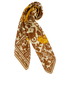 Celine Golden Animal Scarf, other view
