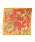 Salvatore Ferragamo Square, &pound;50, Accessories, Orange/Red, Silk, Front view