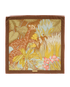 Salvatore Ferragamo Giraffes & Floral Print Scarf, &pound;130, Accessories, Brown, Silk, Back view
