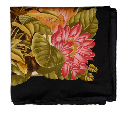 Salvatore Ferragamo Tigers Scarf, &pound;150, Accessories, Black, Silk, Front view