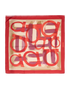 Salvatore Ferragamo Print Scarf, &pound;120, Accessories, Beige/Red, Silk, Back view