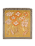 Salvatore Ferragamo Flower Scarf, &pound;120, Accessories, Grey/Orange, Silk, Back view