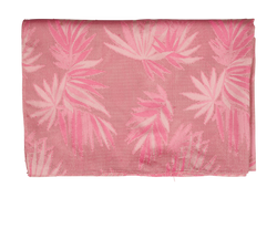 Salvatore Ferragamo Jacquard Tropical Palm Scarf, Silk, Pink, MII, 2*