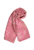 Salvatore Ferragamo Jacquard Tropical Palm Scarf, &pound;130, Accessories, Pink, Silk, Other view