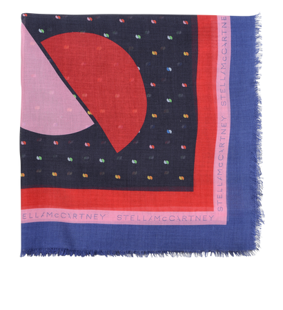 Stella McCartney Geometric Pattern Shawl, front view