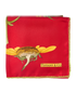 Tiffany Sunflower Scarf, &pound;130, Accessories, Red/Yellow, Silk, Front view